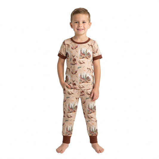 baby boy hunting season reindeer turkey matching clothes
