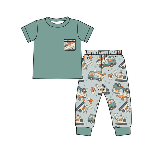 Toddle baby boy Easter truck outfit preorder