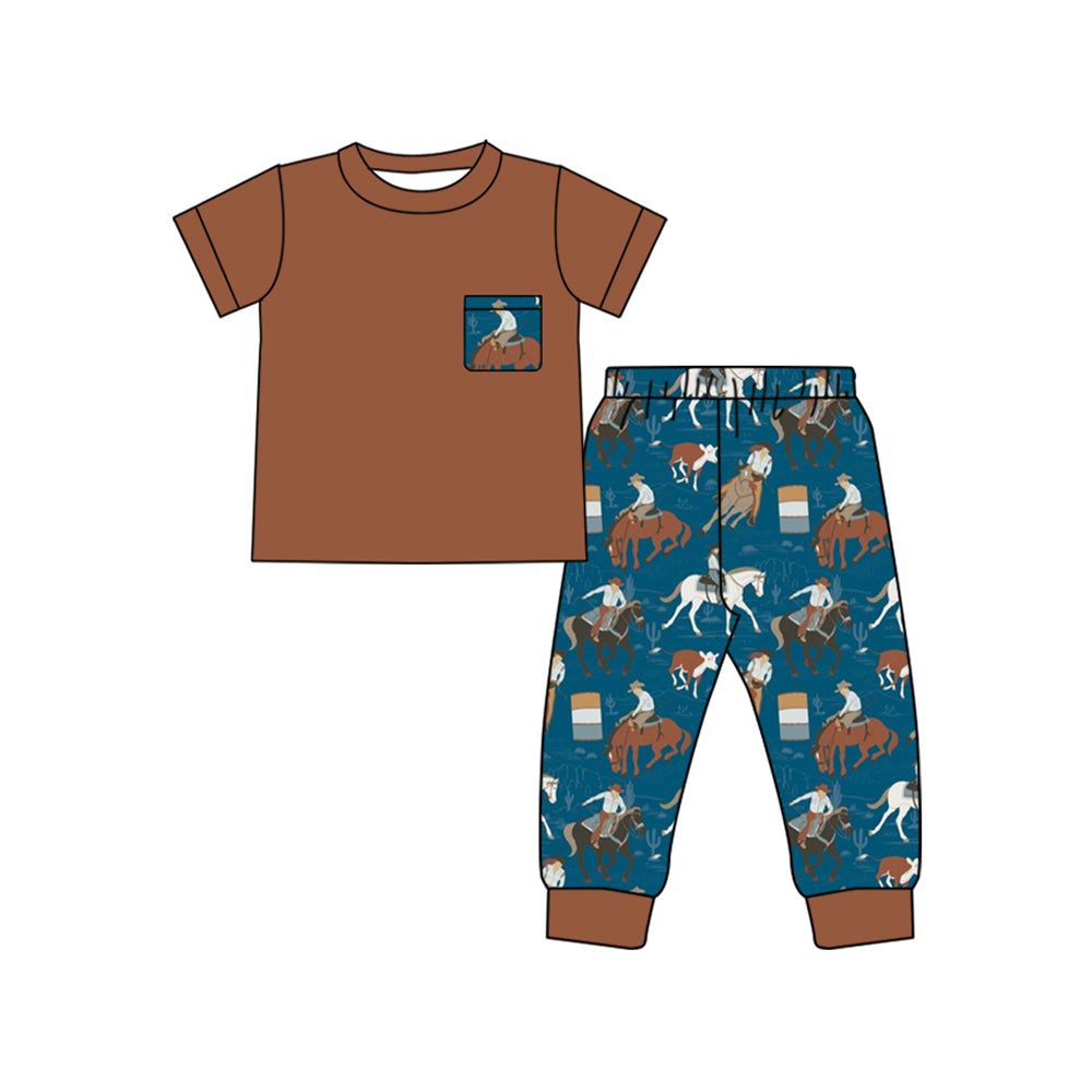 Western cowboy rodeo baby boy clothes preorder