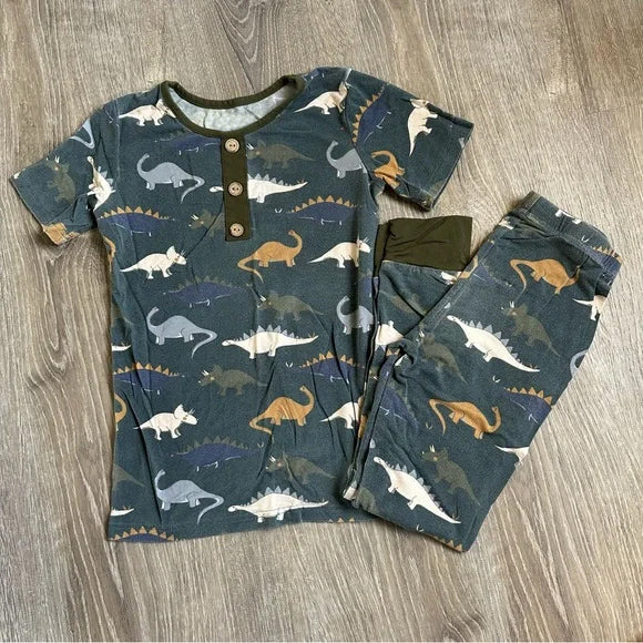 baby boy long sleeve dinosaur outfit preorder