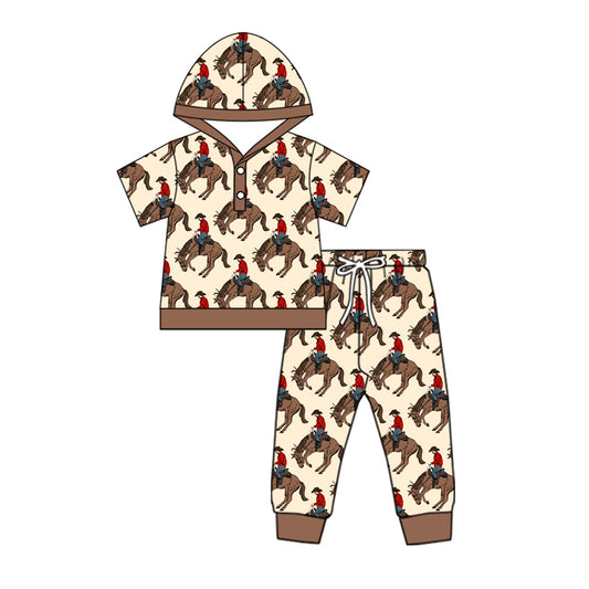 Baby boy western rodeo hoodie outfit preorder