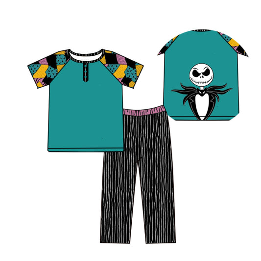 Halloween design boys long sleeve matching outfit preorder