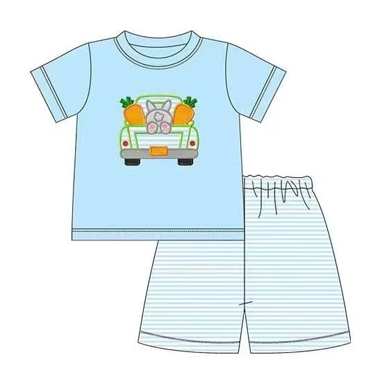 Easter bunny carrot baby boy outfit preorder