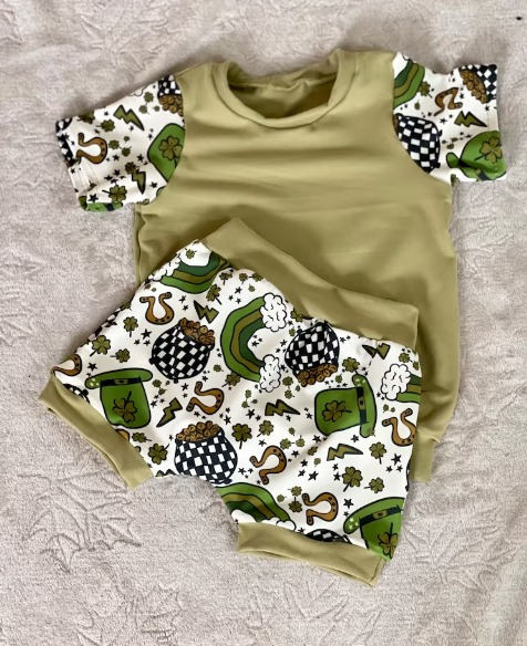 Saint Patrick's Day baby boy outfit preorder