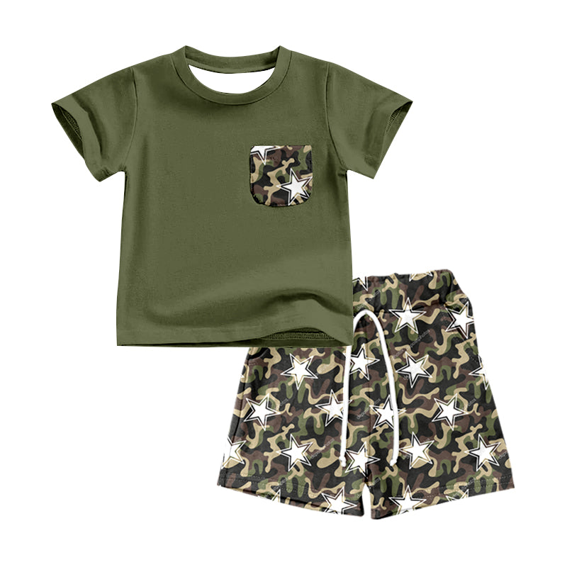 camo star baby boy summer outfit preorder