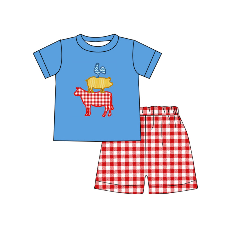 baby boy farm cow outfit preorder