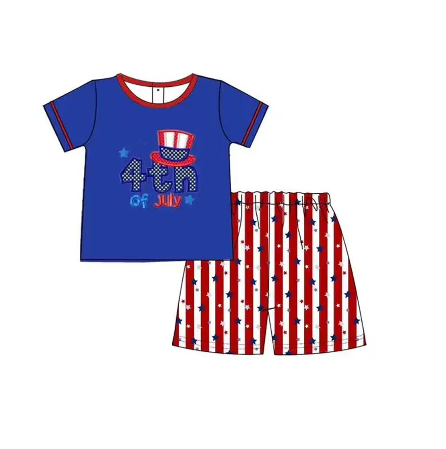 American boy 4th of july outfit preorder