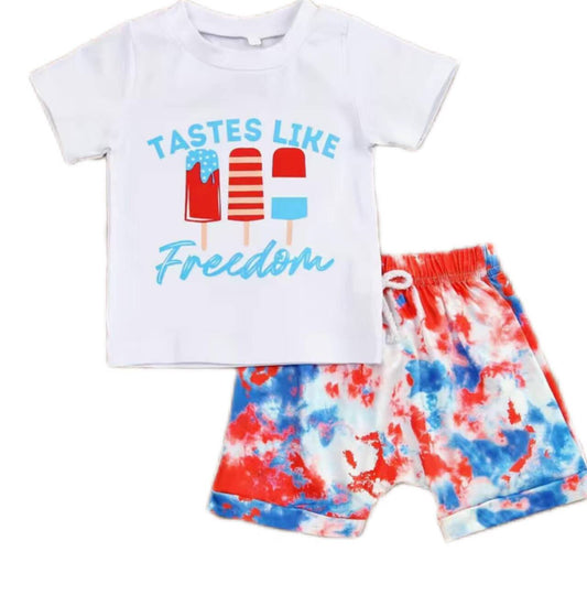 tastes like freedom baby boy july 4th outfit preorder