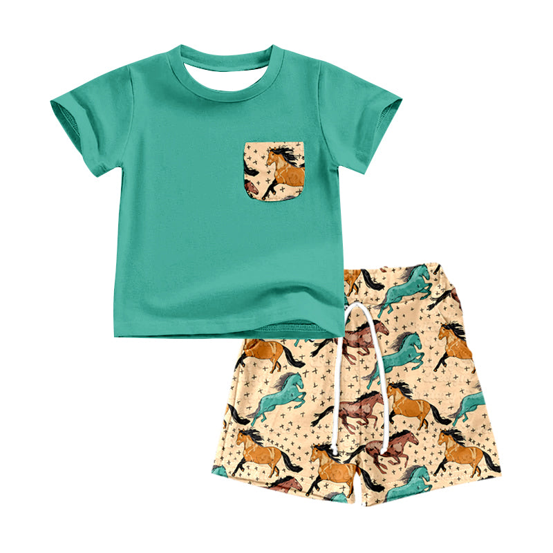 western cowboy horse short set preorder