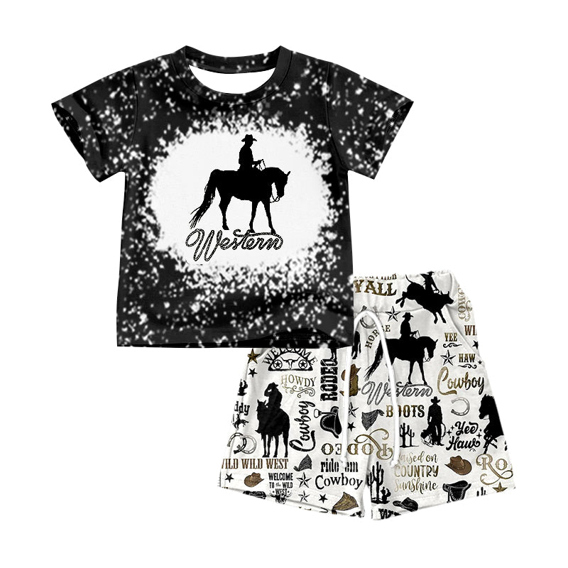 western cowboy horse short set preorder