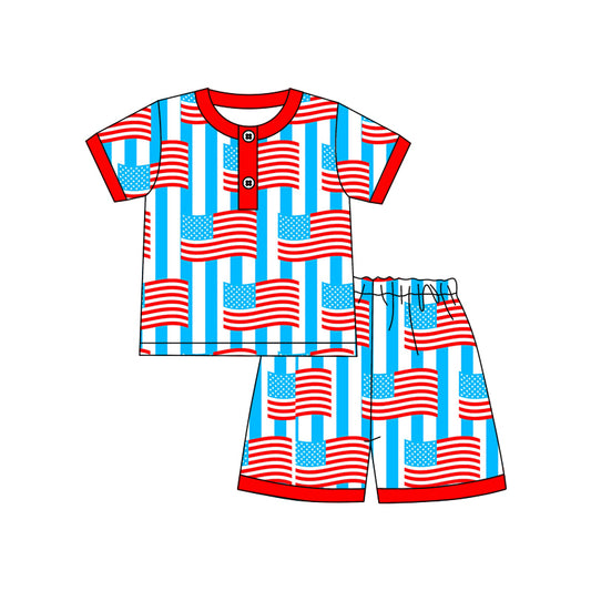 baby boy american flag forth of july outfit preorder