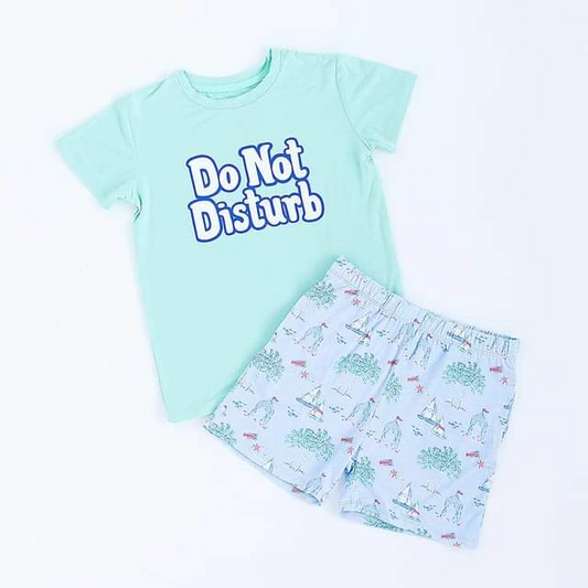 Do not disturb baby boy summer clothes preorder