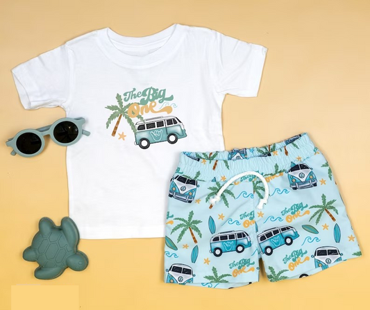 the big one baby boy summer beach outfit preorder