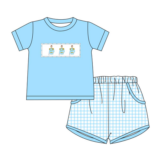 baby boy short sleeve king prince outfit preorder