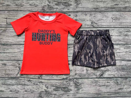 Daddys hunting buddy boy summer clothes preorder