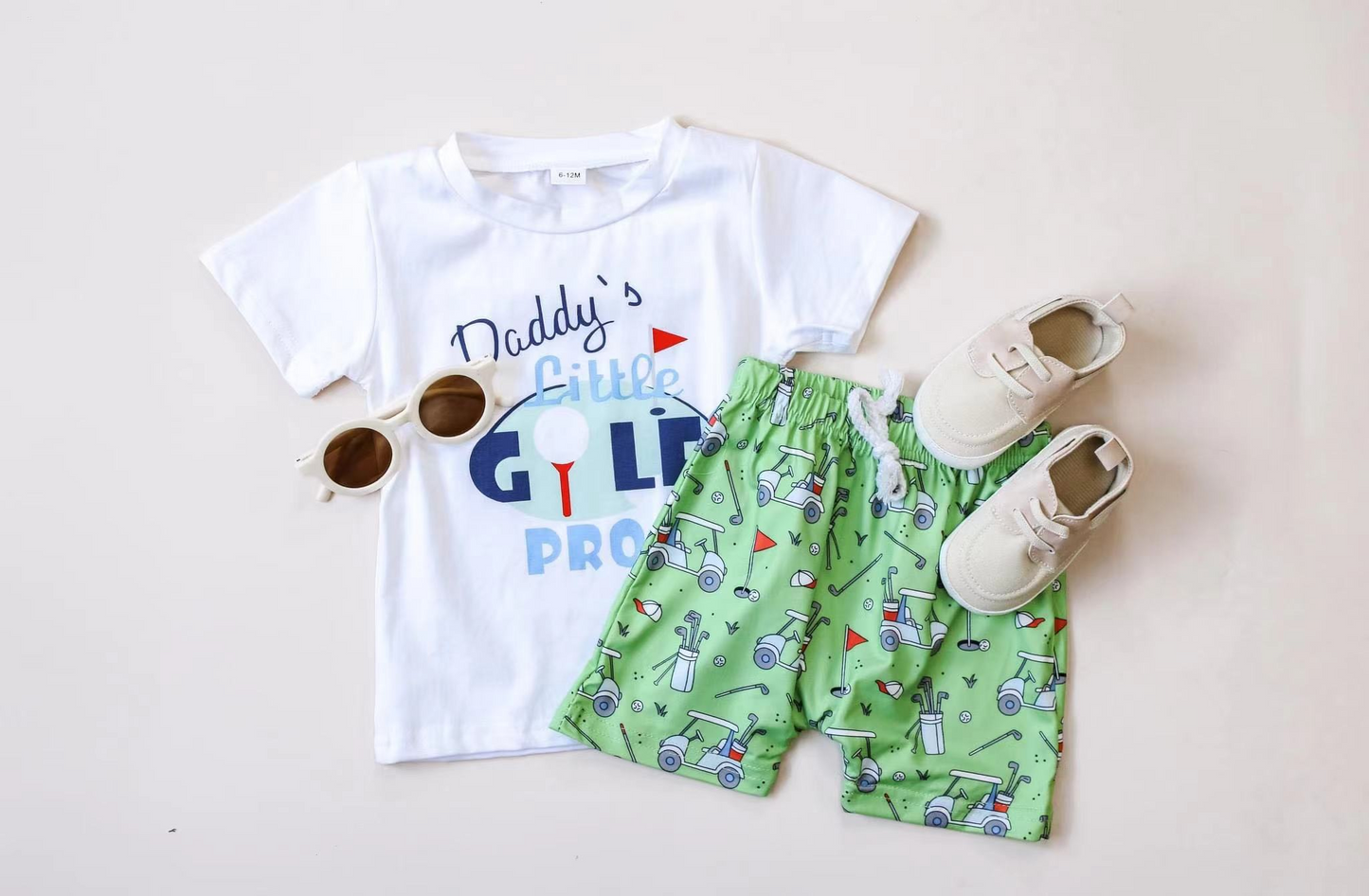 daddys little golf baby boy sports outfit preorder