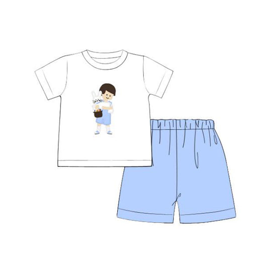 Cute boy Easter bunny baby outfit preorder