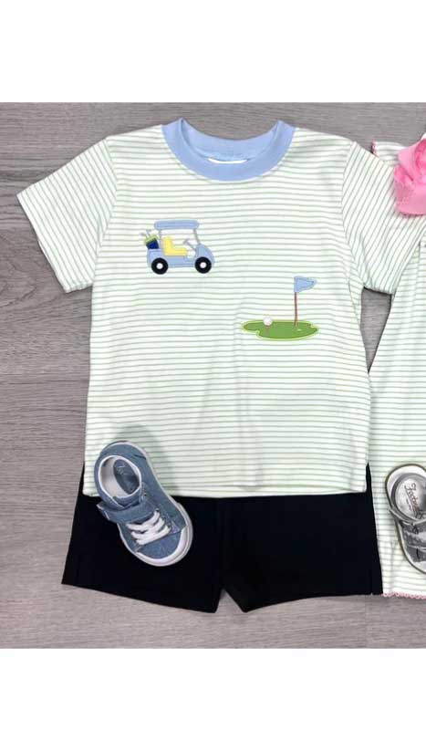 Baby boy golf sports design summer outfit preorder