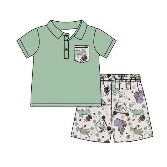Baby boy dinosaur outfit preorder