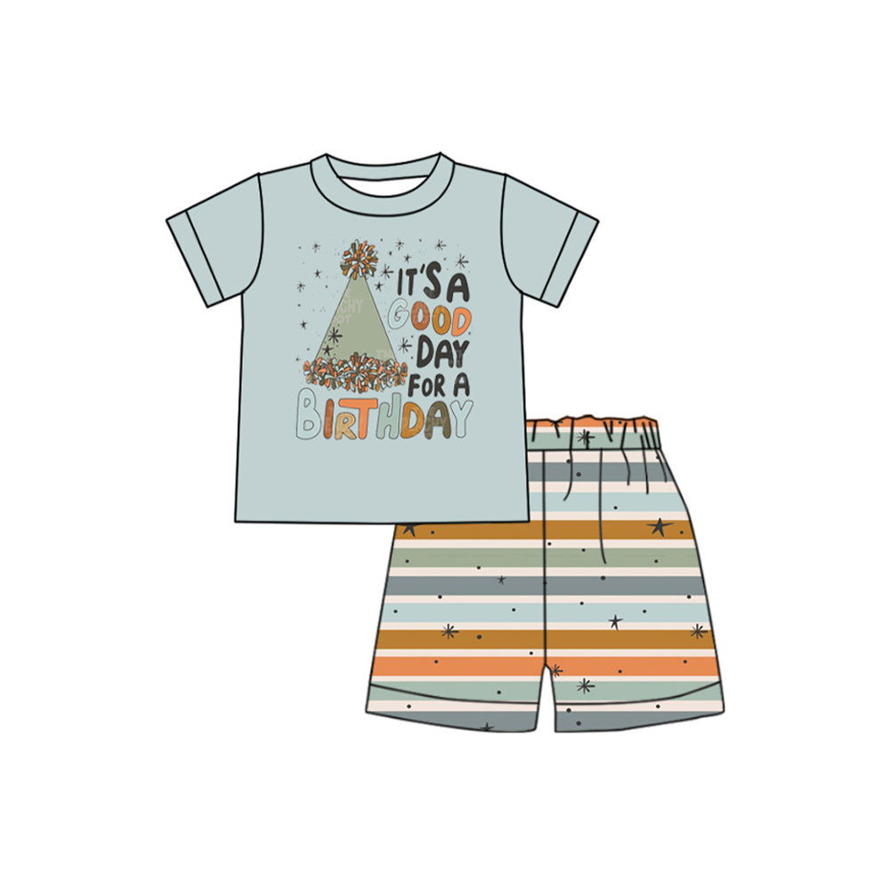 Its a good day for a birthday baby boy outfit preorder