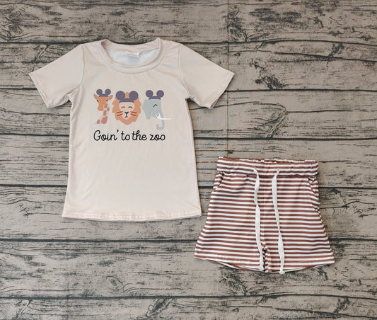 Going to the zoo baby boy animal outfit preorder