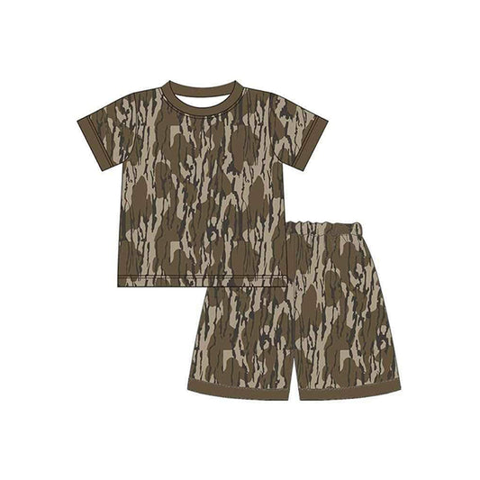 Baby boy gone hunting  camo design outfit preorder