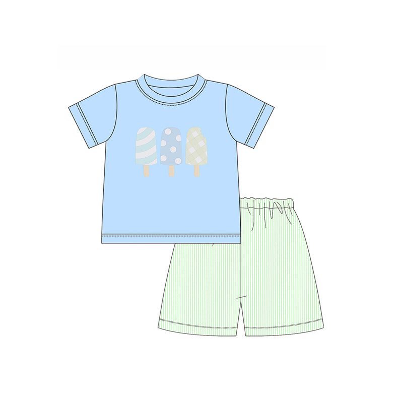 baby boy popsicle summer outfit preorder