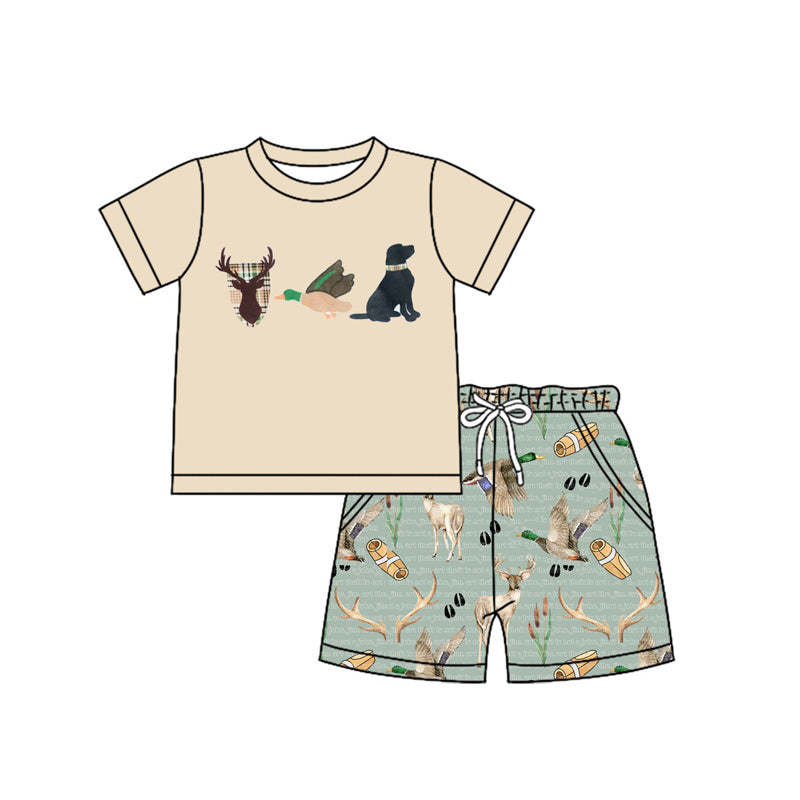 Toddle baby boy deer duck dog hunting outfit preorder