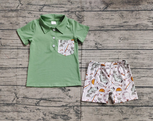 Baby boy outdoor fishing summer outfit preorder