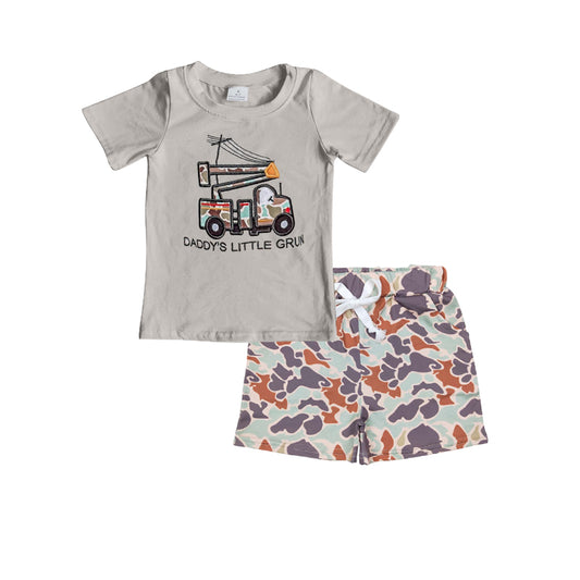 Daddsy little grun boys summer outfit preorder
