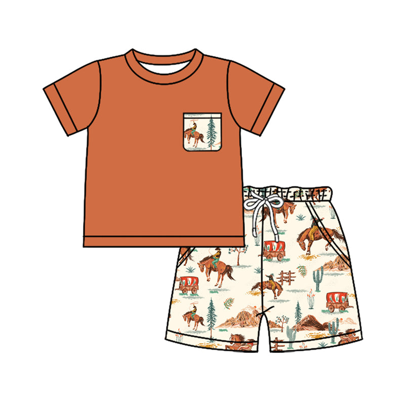Western rodeo top matching shorts summer outfit preorder