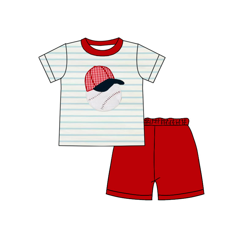 Baseball design baby boy clothes preorder