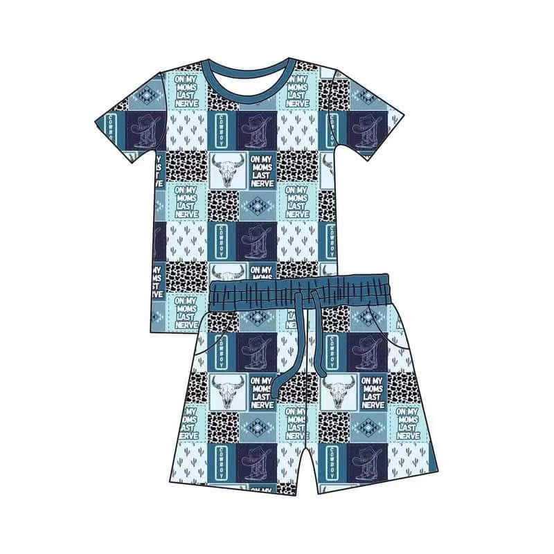 Toddle baby boy western summer outfit preorder