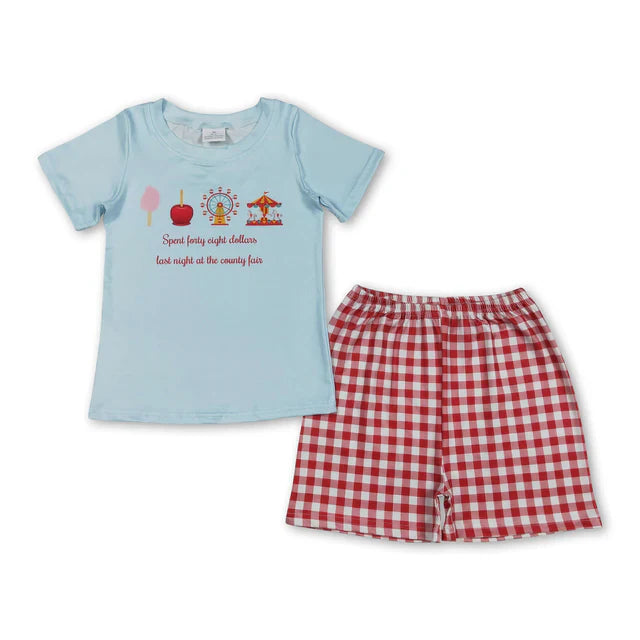 Baby girl county fair summer outfit