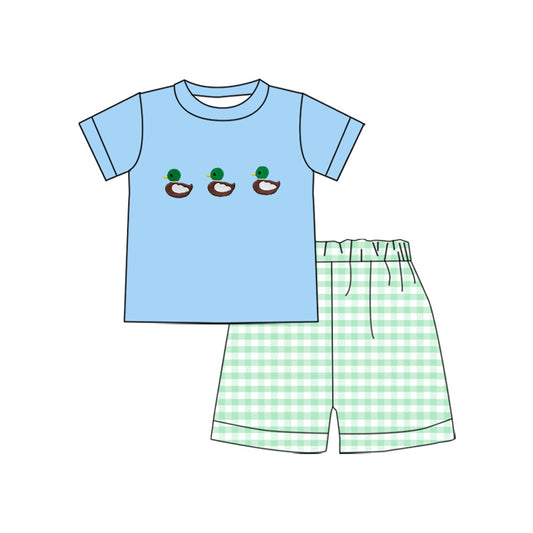 Mallard design design kids boys summer outfit preorder