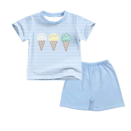 popsicle top matching shorts boy summer outfit preorder