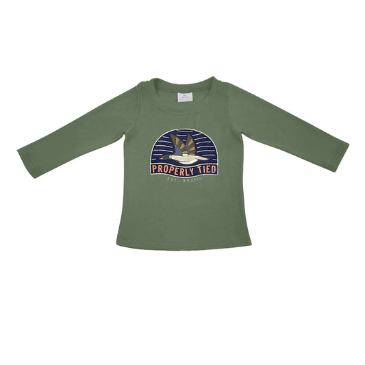 boy long sleeve mallard duck shirt preorder