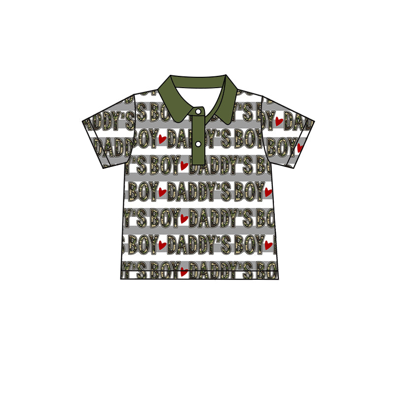 Daddys boy short sleeve shirt preorder