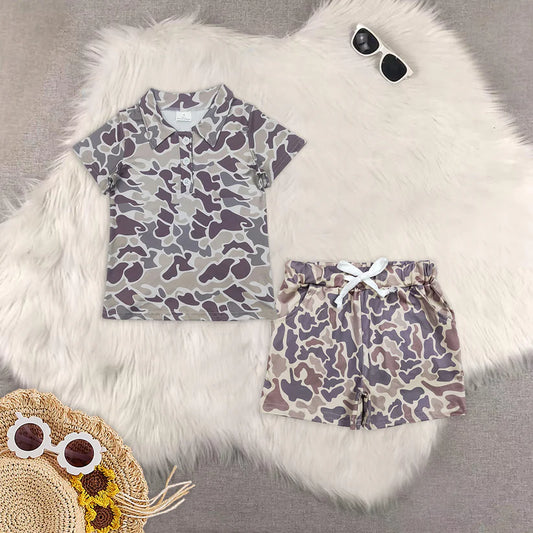baby boys clothes camouflage summer short set BT1211+SS0372