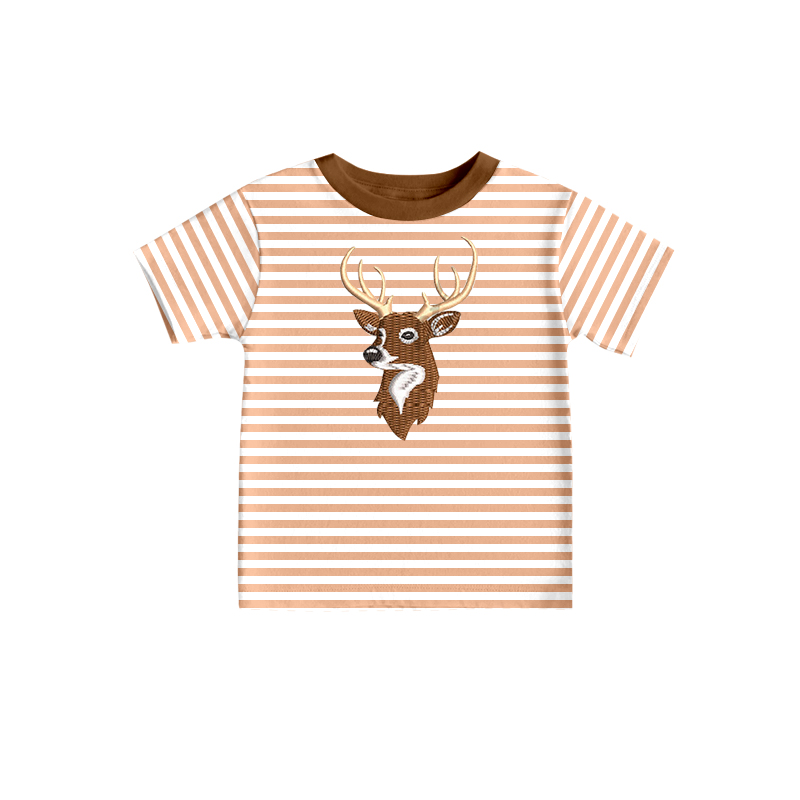 baby boy short sleeve reindeer shirt preorder