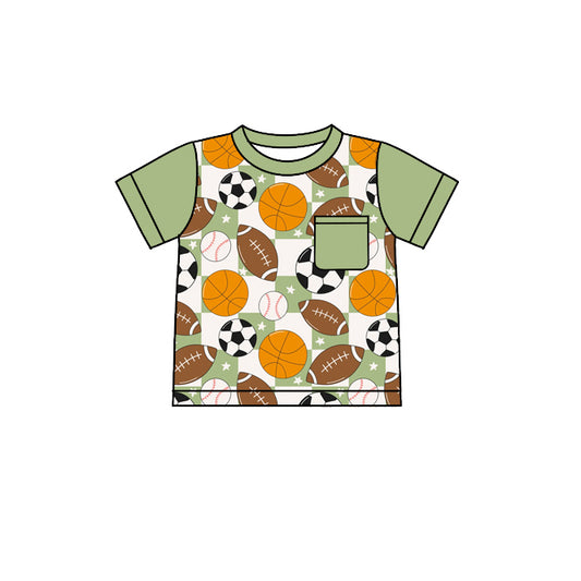 toddle baby boy short sleeve game day sports shirt preorder