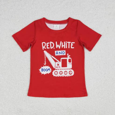 American boy short sleeve shirt