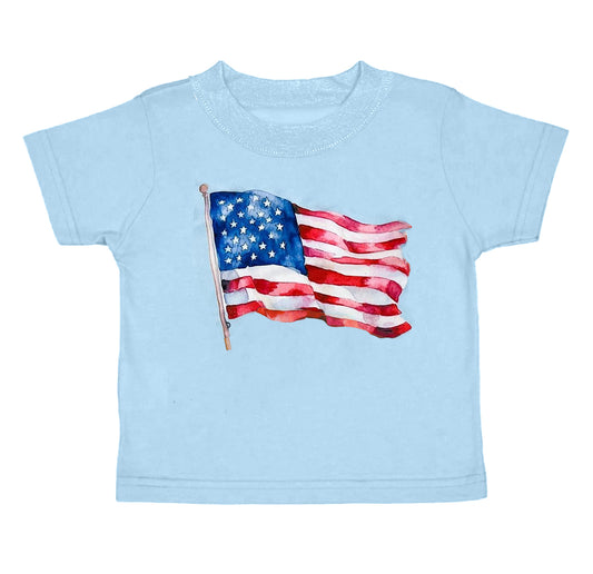American flag short sleeve july 4th shirt preorder