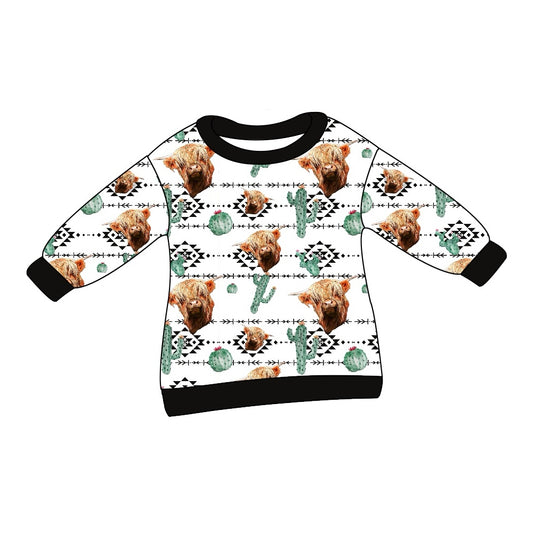 cowboy western highland cow  top preorder