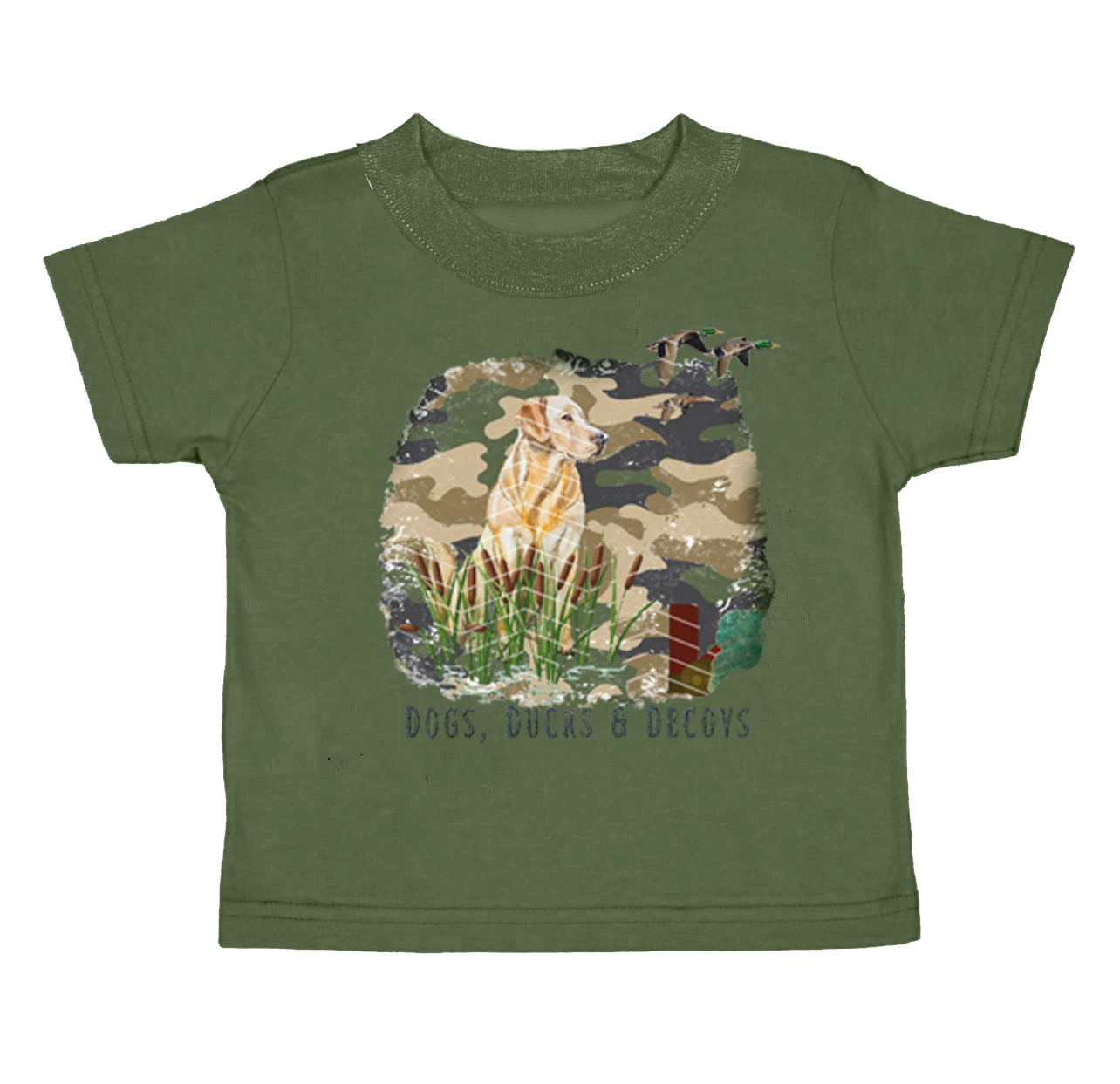 Infant baby boy hunting dog short sleeve top preorder