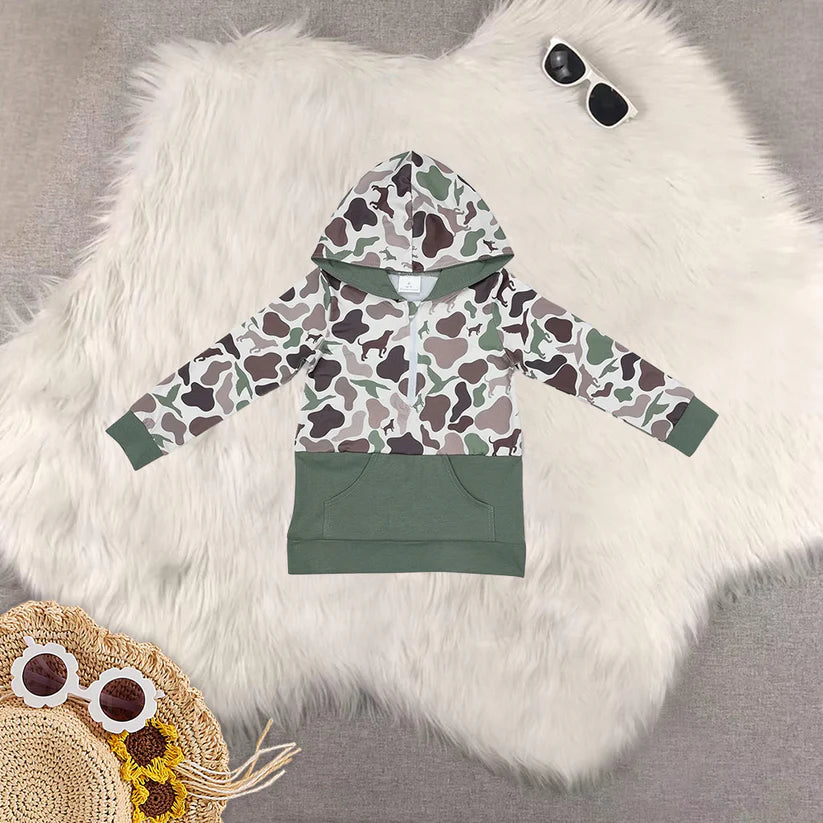 Toddle baby custom duck camo design matching outfit