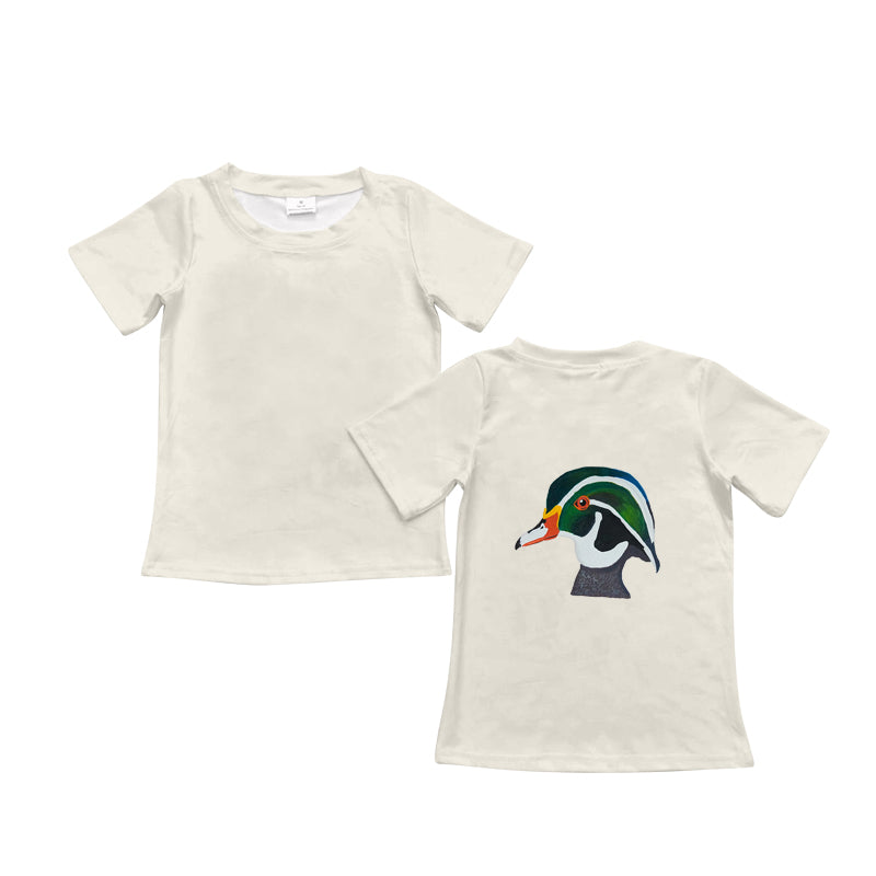 Toddle baby boy duck short sleeve top preorder