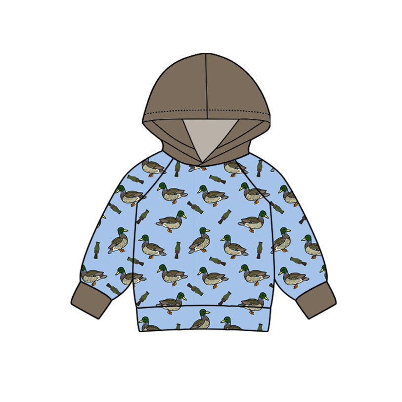 Toddle baby boy mallard duck hoodie top preorder
