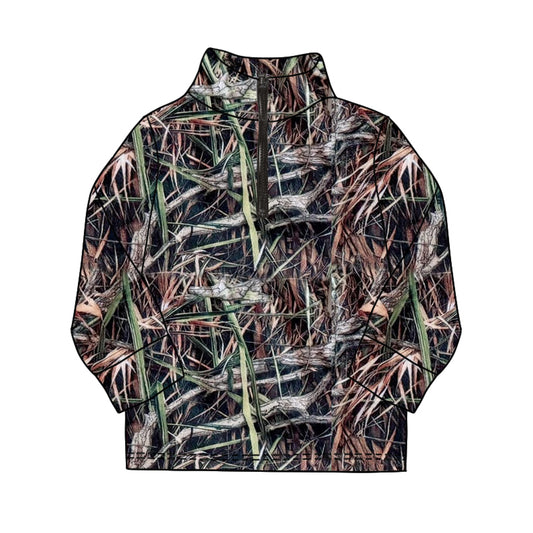 Baby Boy camo print Long Sleeve Pullover Preorder