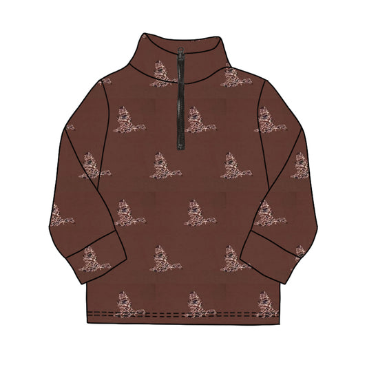 Baby Boy camo mallard duck Long Sleeve Pullover Preorder